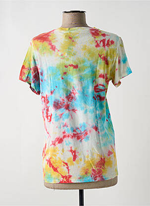 T-shirt coupe droite manches courtes vert ME369 femme