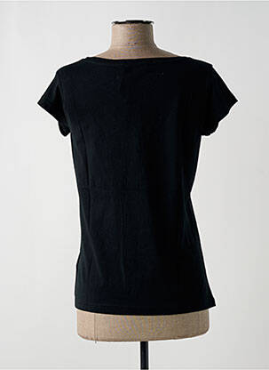 T-shirt coupe cintrée manches courtes noir NINATI femme