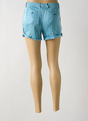 Short fermeture zippée sous rabat boutonné taille normale bleu SACK'S femme