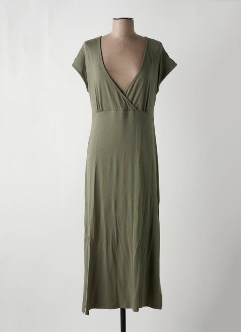 Robe longue vert YERSE pour femme