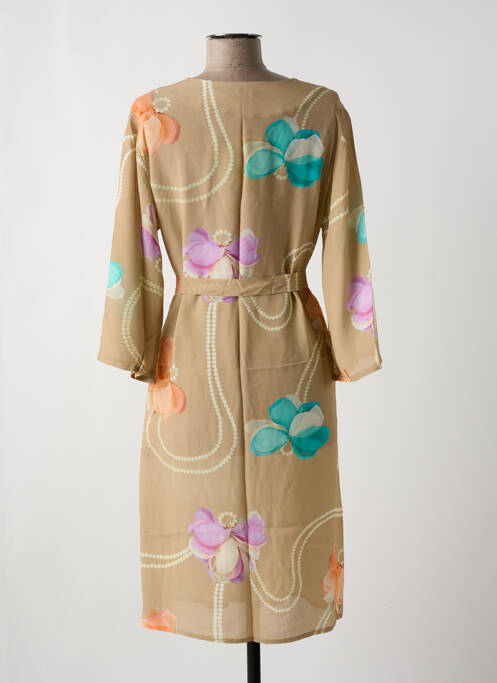 Robe mi-longue beige KONTESSA femme