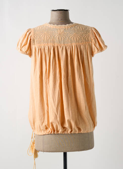 T-shirt orange MAI 68 pour femme