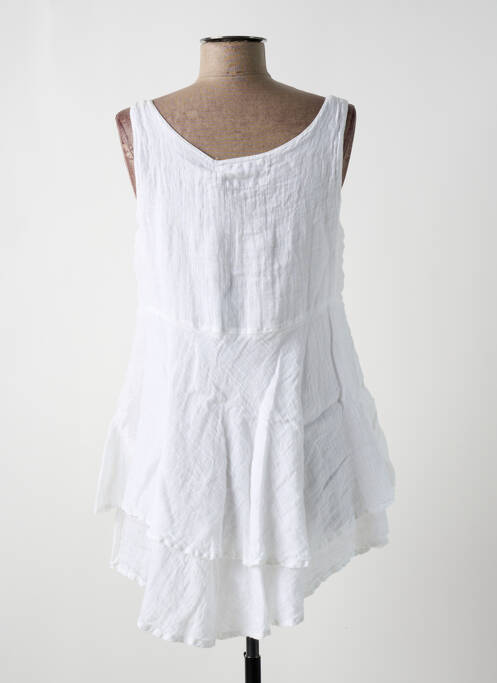 Tunique sans manche blanc GRIZAS pour femme