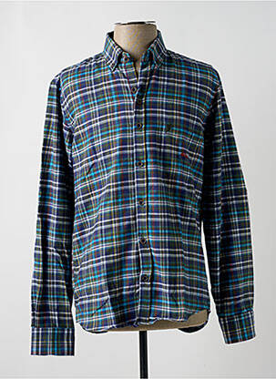 Chemise manches longues manches longues bleu DARIO BELTRAN homme