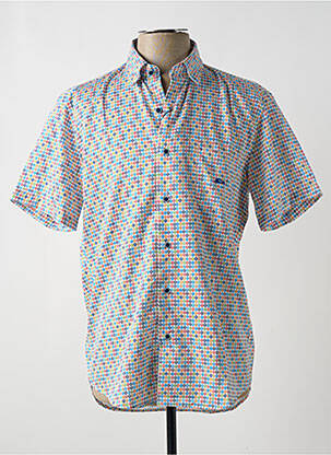 Chemise manches courtes poches blanc DARIO BELTRAN homme