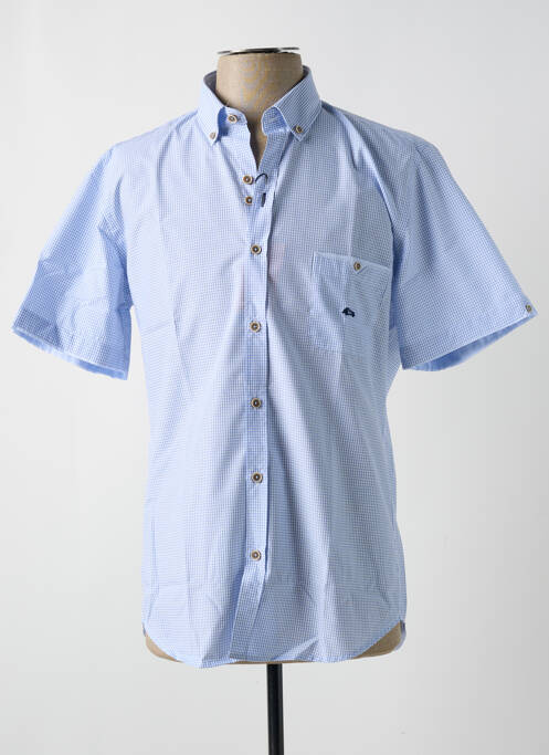 Chemise manches courtes bleu DARIO BELTRAN pour homme