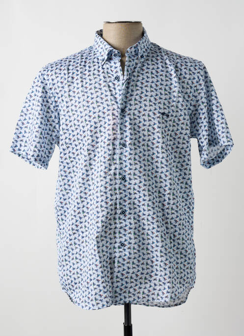 Chemise manches courtes bleu DARIO BELTRAN pour homme