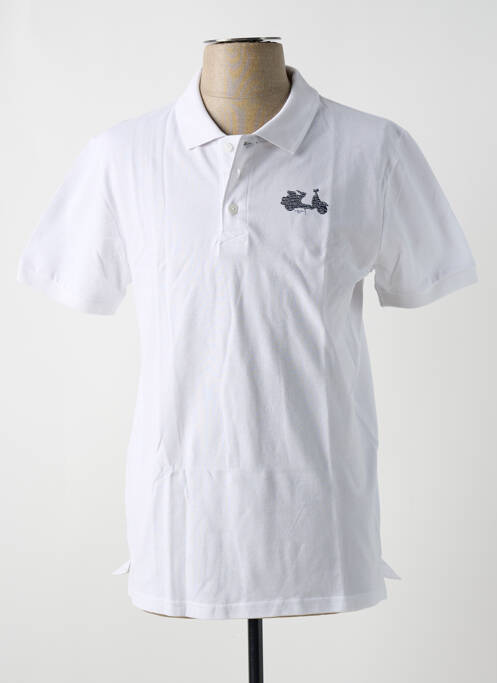 Polo blanc LA SQUADRA pour homme