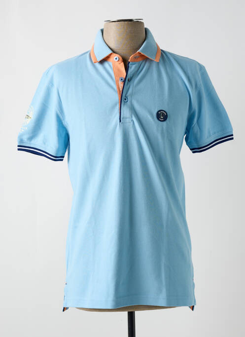 Polo bleu LA SQUADRA pour homme