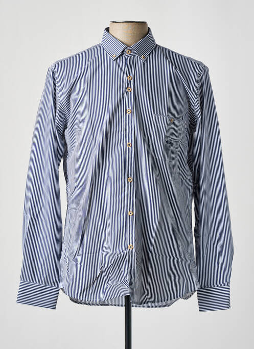 Chemise manches longues bleu DARIO BELTRAN pour homme