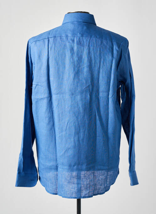 Chemise manches longues bleu DARIO BELTRAN pour homme