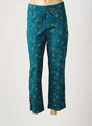 Pantalon 7/8 taille haute taille haute vert LA FIANCÉE femme