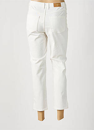Pantalon 7/8 stretch taille normale blanc SURKANA femme