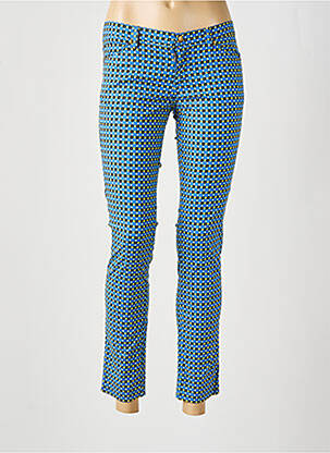 Pantalon 7/8 stretch taille basse bleu PRINCESSE NOMADE femme