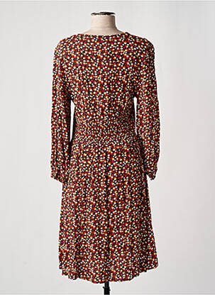 Robe mi-longue coupe fluide manches longues vert LA FIANCEE DU MEKONG femme
