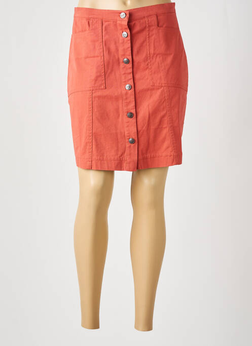 Jupe courte poches orange LA FIANCÉE femme