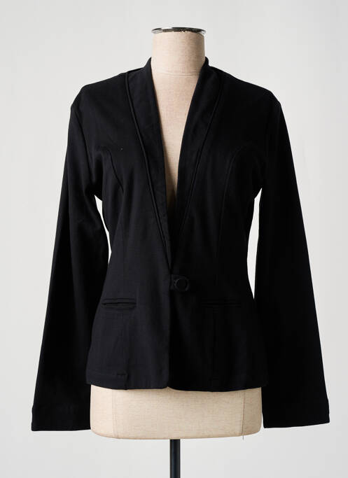 Veste casual finition intérieure doublée noir PRINCESSE NOMADE femme
