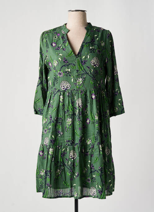 Robe mi-longue vert LA FIANCÉE pour femme