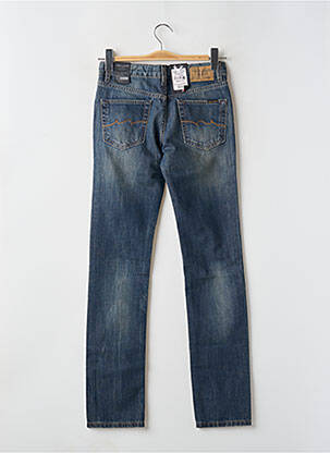 Jeans coupe slim taille basse taille ajustable bleu fonce TEDDY SMITH garçon