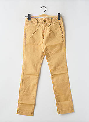Pantalon chino stretch taille ajustable beige TEDDY SMITH garçon