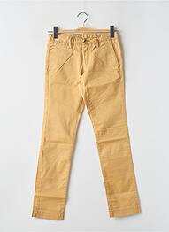 Pantalon chino stretch taille ajustable beige TEDDY SMITH garcon