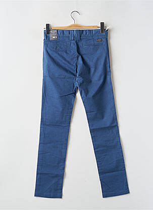 Pantalon chino stretch taille ajustable bleu fonce TEDDY SMITH garcon