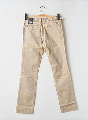 Pantalon chino coupe droite taille ajustable beige TEDDY SMITH garçon