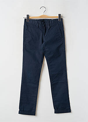 Pantalon chino stretch taille ajustable bleu TEDDY SMITH garçon