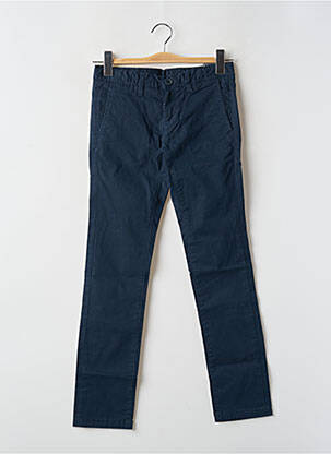 Pantalon chino stretch taille ajustable bleu TEDDY SMITH garçon