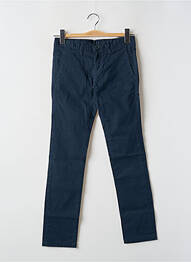 Pantalon chino stretch taille ajustable bleu TEDDY SMITH garcon