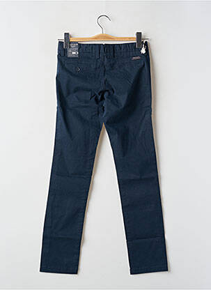 Pantalon chino stretch taille ajustable bleu TEDDY SMITH garçon