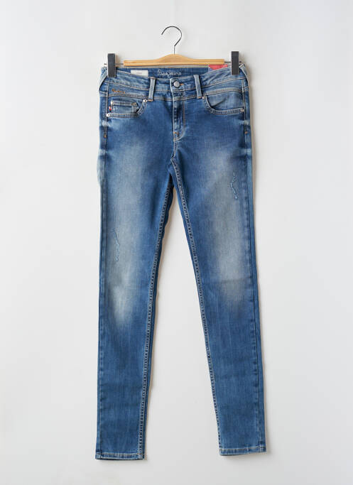Jeans skinny effet usé délavé taille ajustable bleu PEPE JEANS garcon