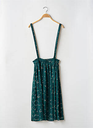 Robe mi-longue coupe fluide fines bretelles vert LE TEMPS DES CERISES femme