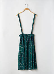 Robe mi-longue coupe fluide fines bretelles vert LE TEMPS DES CERISES femme