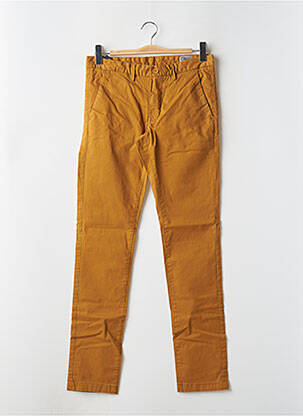 Pantalon chino tissage popeline taille normale marron TEDDY SMITH homme
