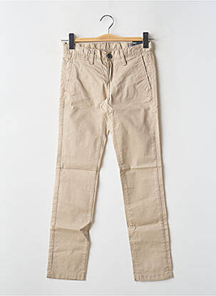 Pantalon poches taille ajustable beige TEDDY SMITH garçon
