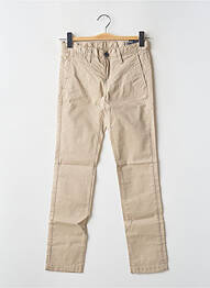 Pantalon poches taille ajustable beige TEDDY SMITH garcon
