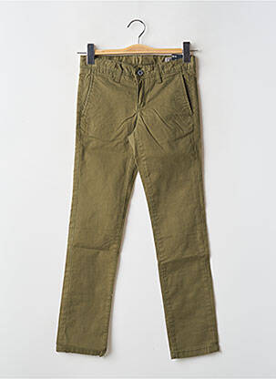 Pantalon poches taille ajustable vert TEDDY SMITH garçon