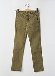 Pantalon poches taille ajustable vert TEDDY SMITH garcon