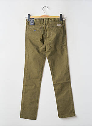 Pantalon poches taille ajustable vert TEDDY SMITH garçon
