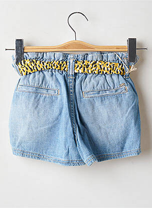 Short taille haute taille élastique bleu LE TEMPS DES CERISES fille