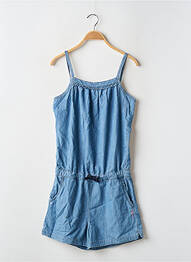 Combishort coupe cintrée fines bretelles bleu PEPE JEANS fille