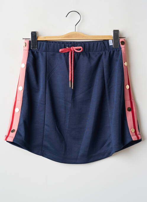 Jupe mi-longue taille normale bleu TEDDY SMITH fille