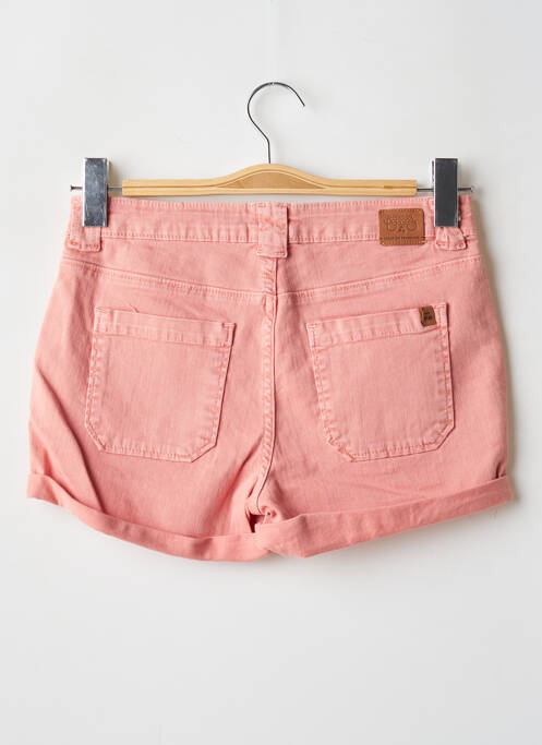 Short fermeture zippée sous rabat boutonné rose LE TEMPS DES CERISES fille