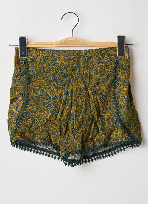 Short poches taille élastique vert TEDDY SMITH fille