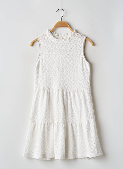 Robe mi-longue blanc LE TEMPS DES CERISES pour fille