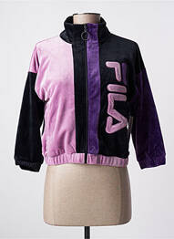 Veste casual poches violet FILA femme