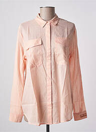 Chemisier coupe cintrée manches longues rose SCOTCH & SODA femme