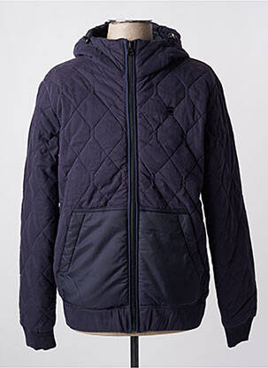 Doudoune manches longues a capuche bleu G STAR homme