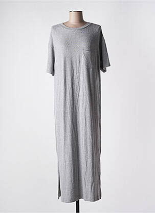 Robe longue gris AMERICAN VINTAGE pour femme